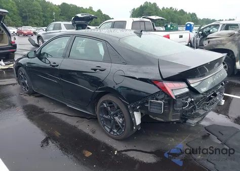 2025 Hyundai Elantra N Line from USA, damaged, VIN KMHLR4DF4SU966173